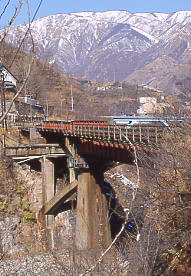 渡良瀬川に掛かる橋梁