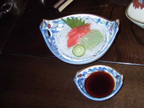 鱒のお造り