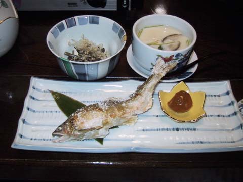 鮎の塩焼き