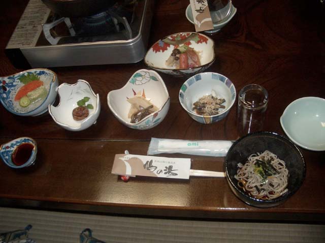 夕食全景